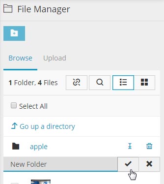 Create Folder Create Folder